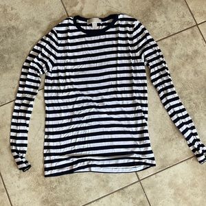 Michael Kors striped long sleeve shirt
